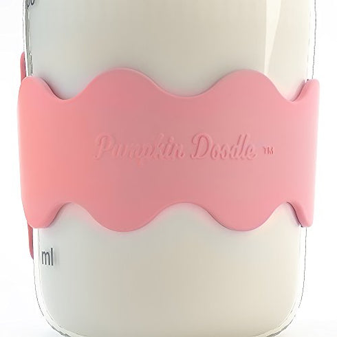 The Original Write and Reuse Baby Bottle Labels for Daycare (Pink)