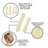 Styla Hair Magic Bun Maker (2 Small, 2 Large) Foam Sponge Bun Shaper Hair Accessories (Blonde)
