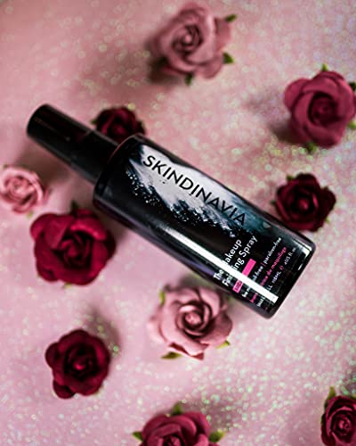 Skindinavia Makeup Setting Spray Wedding Extreme Hold ParabenFree, OilFree, HeatResistant, Waterproof, Sweat Proof, Longwear Longlasting Beauty Skin Care Finishing Make Up, Bridal, 4 Fl Oz