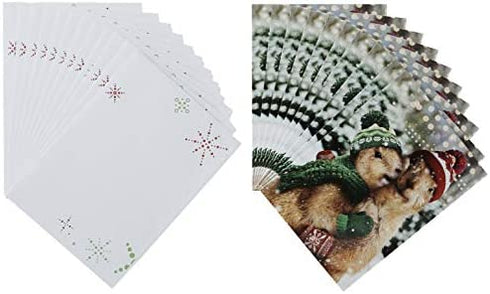 Avanti 10-Count Christmas Cards with Envelopes, Holiday Prairie Dogs