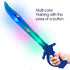 ArtCreativity Light Up Shark Sword for Kids, Set of 2, 15 Inch Toy Sword with Flashing LED Lights, Halloween Dress-Up Costume Accessories, Best Birthday Gift for Boys and Girls Toddler Toys Age 2-4