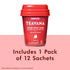 Teavana Spiced Apple Cider, Herbal Tea With Cinnamon and Cloves, Caffeine Free 0.1 Ounce (Pack of 12 Sachets Total)