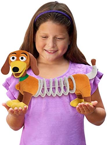 Disney and Pixar Toy Story Slinky Dog Plush, Toys for 3 Year Old Girls and Boys, by Just Play