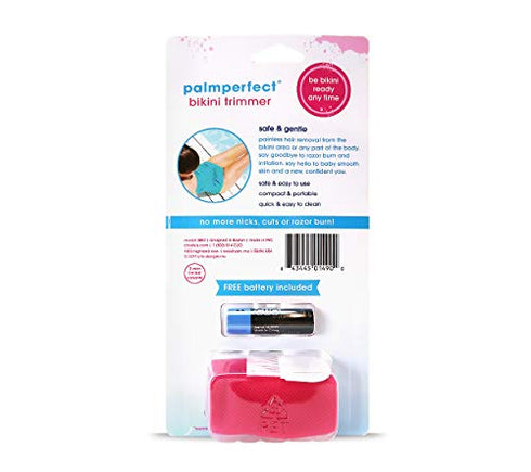 Plum Beauty, Palmperfect Pro Series Bikini Trimming System, Hair Removal, Exfoliator, Foil Shaver, Sharp Precision Shave, Painless Hair Removal