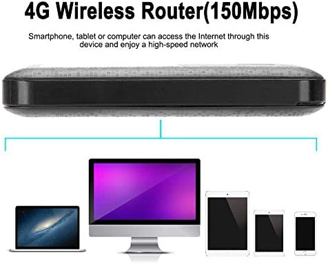 4G LTE Mobile Hotspot Device,WiFi Box-high Speed-2100Mah-can Connect up to 10 Users-USB Charging Portable 4G Router,Suitable for Mobile Phones,Laptops,etc.(T1)