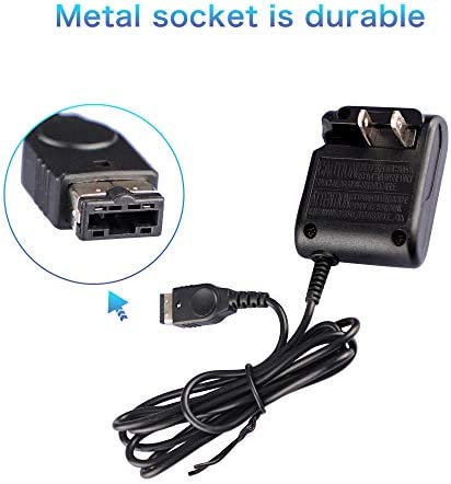 Charger for Gameboy Advance SP, AC Adapter for Nintendo NDS and Game Boy Advance SP Systems Power Charger, Wall Travel Charger Power Cord Charging Cable 5.2V 450mA for GBA SP