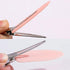 6 Pieces No Bend Hair Clips, No Crease Hair Clip for Hairstyling, Makeup Clips for Women and Girls (Black&Pink)