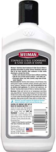 Weiman Stainless Steel Sink and Pots & Pans Cleaner and Polish