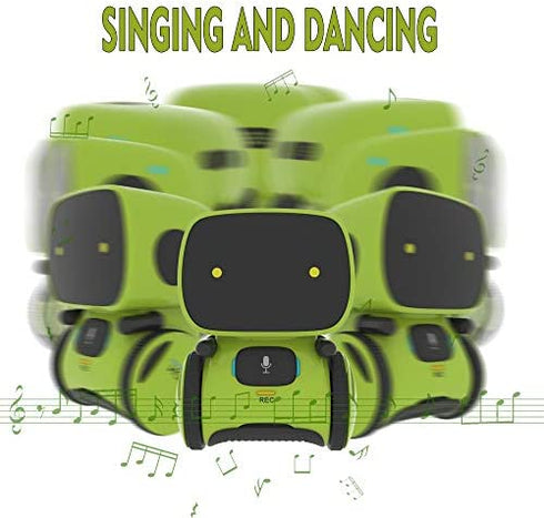 YINGTESI Smart Robot Toys for Kids, Vector Robot Toy with Touch,Voice Control Sing and Dancing Repeat,Recorder,Speak Like You,Gift for Kids