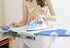 12x42 Inch Ironing Board Cover and Pad - 100% Cotton and Heavy-Duty,Snugfit Over-The-Door & Built in Wall Ironing Board Cover Replacement Pad/Cover