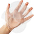 Door Knob Wall Shield, Transparent Round Soft Rubber Wall Protector Self Adhesive Door Handle Bumper (Large Round 3.54" 4PCS, Clear)