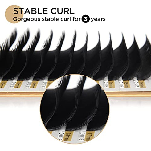 LASHVIEW Eyelash Extensions,Individual Lashes,Premium Single&Classic Lases,0.15 D Curl Thickness 13mm,Natural Semi Permanent Eyelashes, lashes individual,Soft Application-friendly