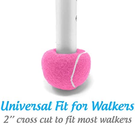 Pre-Cut Walker Glide Balls - 15 Colors & Styles (Pink)