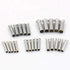 Baomain AWG 22/20 / 18/16 / 14 Long: 8mm Wire Copper Crimp Connector Non Insulated Ferrule Pin Cord End Terminal 500pcs