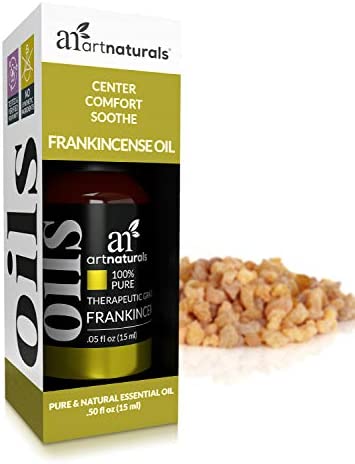 artnaturals 100% Pure Frankincense Essential Oil - (.5 Fl Oz / 15ml) - Natural Undiluted Therapeutic Grade – Premium Aromatherapy Quality Oil for Diffuser Internal Use, Skin, and Face - Frankensence