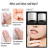 Fake Nails 500PCS Short Square Nail Tips Half Cover French Acrylic Nails