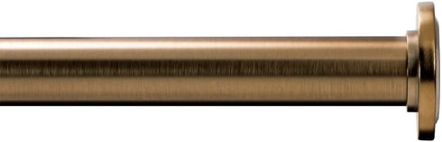 Ivilon Tension Curtain Rod - Spring Tension Rod for Small Windows or Shower, 16 to 24 Inch. Warm Gold