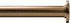 Ivilon Tension Curtain Rod - Spring Tension Rod for Small Windows or Shower, 16 to 24 Inch. Warm Gold