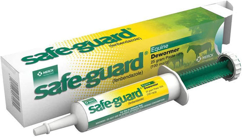 Merck Animal Safe Guard 25 Gram Paste Equine Dewormer