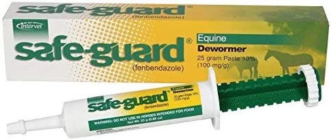 Merck Animal Safe Guard 25 Gram Paste Equine Dewormer
