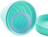 Collapsible Silicone Cup Foldable Sterilizing Cup for Menstrual Cups and Storing Your Diva Cup - Foldable for Travel from LUCKY CLOVER (Sky Blue)