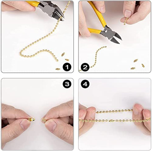 DAYONE Pull Chain Switch Zing Ear ZE-109 Ceiling Fan Switch Ceiling Fan Light Lamp Replacement 2 Pack Brass