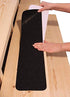 3 Pack Large 6 Inch x 24 Inch Non Slip Stair Treads Black High Traction Adhesive Pre-Cut Safety Tape/Tread Prevents Slips and Falls Outdoor