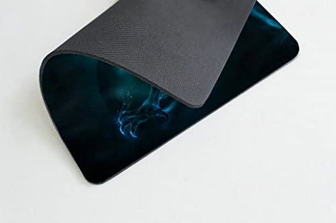 Smooffly Mouse pad Unique Design Mouse Pad Cool Blue Dragon Design Gaming Mousepad