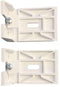Hunter Douglas Duette Brackets (For Stanard Pull cord 3/4" Honeycomb Duette Shades) 1 Pr