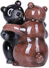 Pacific Giftware Hugging Bears Magnetic Ceramic Salt and Pepper Shakers Set