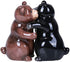 Pacific Giftware Hugging Bears Magnetic Ceramic Salt and Pepper Shakers Set
