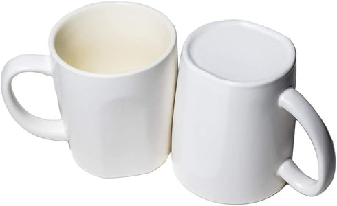 Homvare Porcelain Coffee Mug, Tea Cup, 4 Pack, 12 Ounces, White