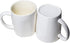 Homvare Porcelain Coffee Mug, Tea Cup, 4 Pack, 12 Ounces, White
