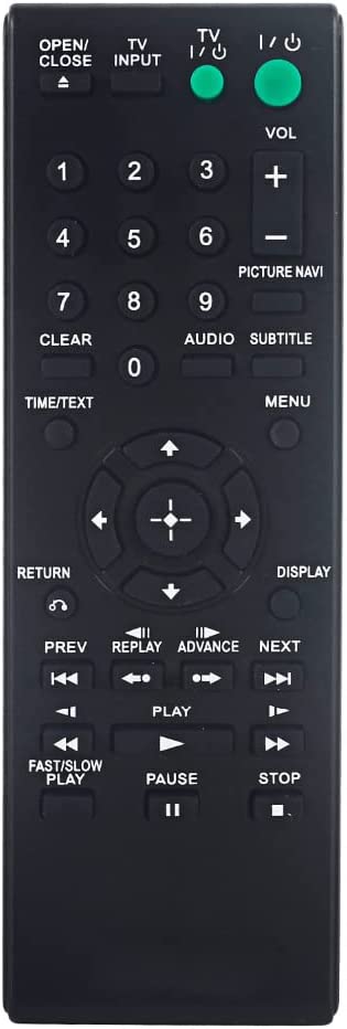 Universal Replacement Remote Control Fit for DVP-NS57P DVP-NS57P/B DVP-NS601HP DVP-NS41 DVP-NS41P for Sony DVD Player (1 PCS)