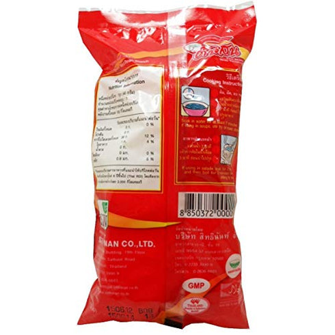 Glass Noodle Bean Vermicelli with Mung Bean 100% Wt 40g (1.41 Oz) X 6 Bags