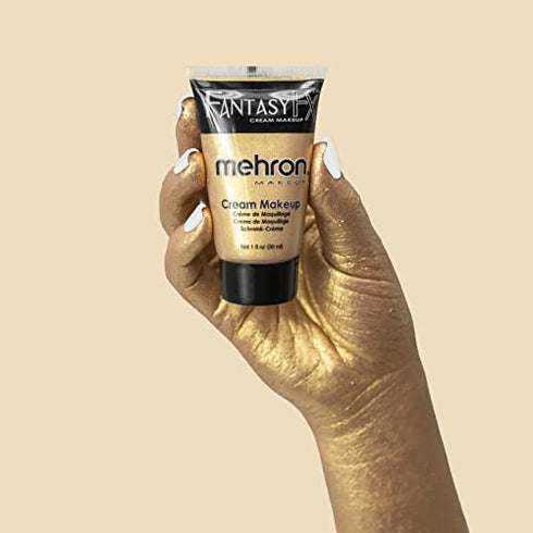 Mehron Makeup Fantasy F/X Water Based Face & Body Paint (1 oz) (GOLD)