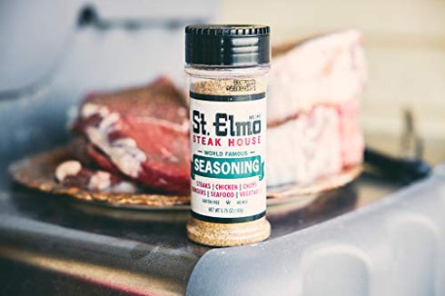 St. Elmo Seasoning, Flavorful Rub for Steaks, Burgers, Chicken, Seafood, and More