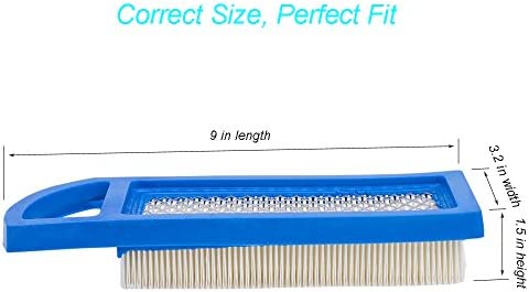 HEYZLASS 2 Pack 698083 697153 Air Filters with Pre Filter, Compatible with John Deere GY20573 Craftsman Lawn Mower Air Filter