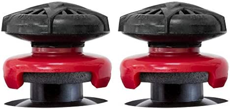 KontrolFreek Call of Duty: Black Ops Cold War Performance Thumbsticks for Xbox One and Xbox Series X | 2 High-Rise, Convex | Black/Red