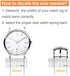 Watch Band Pins Replacement Kit, Heavy Duty Stainless Steel Watch Spring Bars with Spring Bar Removal Tool