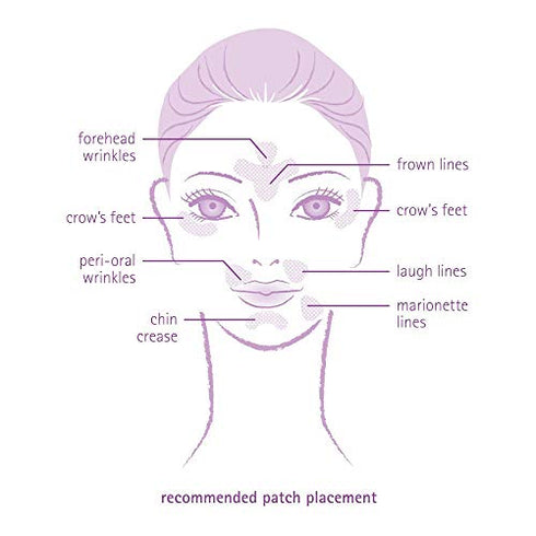 Toute Nuit Wrinkle Patches, Face Tape, Trial Pack - 3 Shapes Forehead, Around Eyes and Lips - 54 Patches