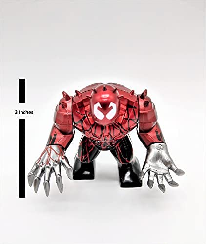 Toxin / Carnage Action Figure with Silver Hands Toy with Movable Hands!