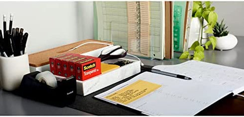 Scotch Transparent Tape, 3/4 in x 1000 in, 3 Boxes/Pack (600K3)