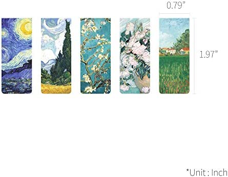Monolike Magnetic Bookmarks Vincent Van Gogh, Set of 5