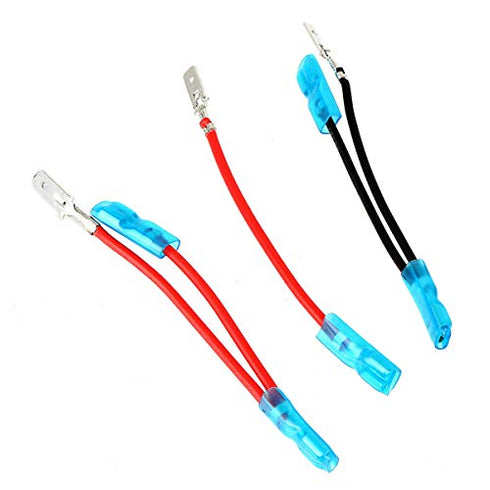 5 Pin Rocker Switch Jumper Wires Set with Male and Female Terminal for On/Off Rocker Switch Wiring (5 pin - 4 Set)