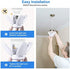 Rieyue 2 Pack LED Light Bulb 35 Watt (150W Equivalent), E26 Base 6500K Daylight Mini LED Light Bulbs, Super Bright Light Bulb, Deformable LED Bulbs for Workbench Porch Basement, LED Garage Light