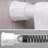 Tension Rods, WindBreath 16" by 28" Pack of 2 Spring Tension Rods Shower Adjustable Closet Rod, White