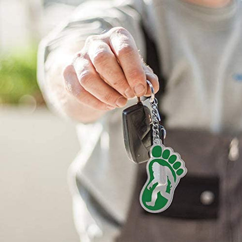 Kilmila Big Cartoon Foot Stickers?50Pcs with Sasquatch Keychain?Gifts Merch Big Cartoon Fans Party Supplies Bogfoot Toys Games Stickers for Skateboard Guitar Bicycle Kids