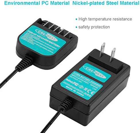 Creabest New Li-ion 10.8V-12V Battery Charger Compatible with Hitachi 331065 BCL1015 BCL1015S 329370 329371 329389 (NOT for Ni-MH/Ni-Cd Battery)