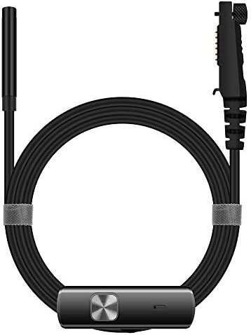 Ulefone IP67 Waterproof 3 in 1 Endoscope for Ulefone Power Armor 18T/Armor 13/Armor 16 Pro/Armor 9 Android Rugged Smartphones, 2M Semi-Rigid, 5.5 mm Borescope Inspection Snake Camera, 6 LED Lights